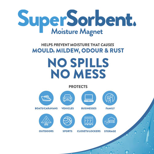 SuperSorbent Moisture Absorbers