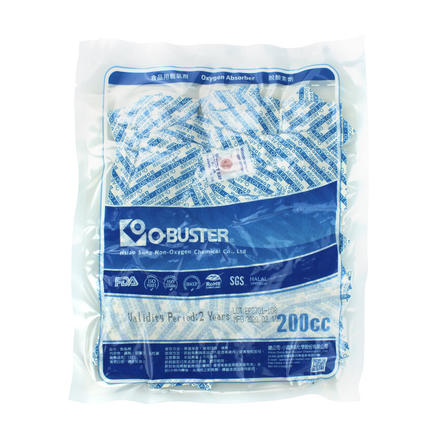 O-Buster® Oxygen Absorbers 200cc | 750 sachets