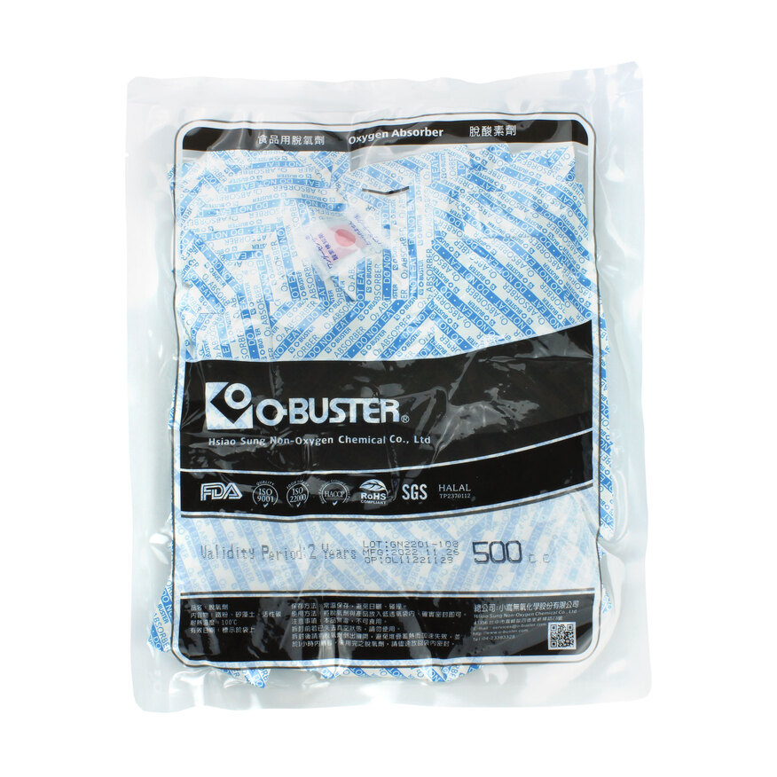 O-Buster® Oxygen Absorbers 500cc | 400 sachets