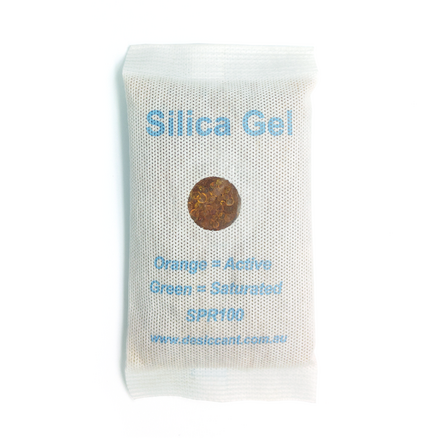 Indicating Silica Gel Packets (Cloth) 100gm | 30 pc PE Bag
